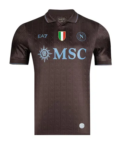Camisa de Futebol Napoli Terceiro Visitante 2025/2026 Qualidade Tailandesa