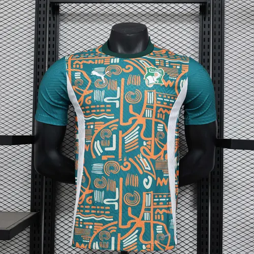 2024/2025 نسخة اللاعب قميص تدريب منتخب ساحل العاج لكرة القدم AAA درجة المشجعين