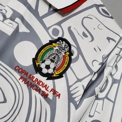 1998 Retro Mexico Soccer Jersey Away — view 5
