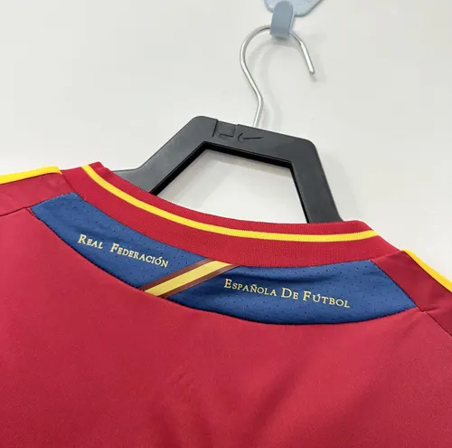 2012 Retro Spain Home Soccer Shirt — view 7