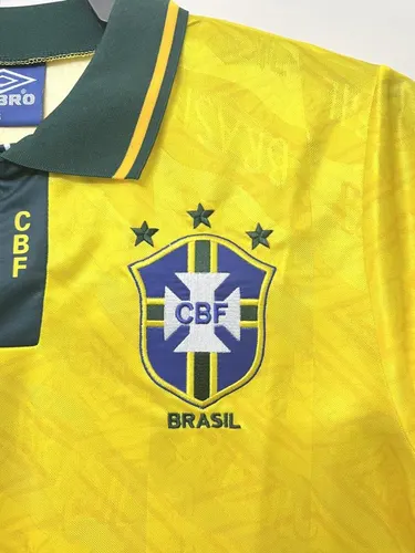 1991-1993 Retro Brazil Home Soccer Jersey AAA fan-grade — view 4