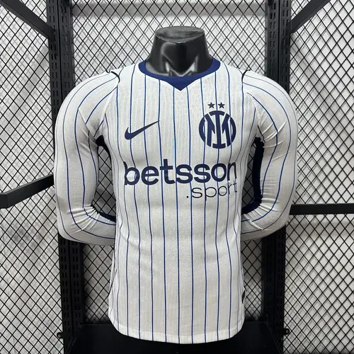 2026/2027 Long Sleeves Player Version Inter Milan Away Football Jersey1:1 Quality Thai