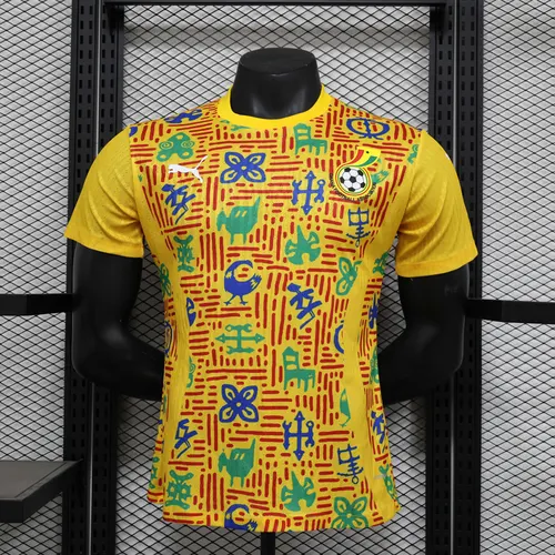 2025/2026 Versão Jogador Gana Seleção Nacional Roupa de Treino Camisa de Futebol Qualidade Tailandesa