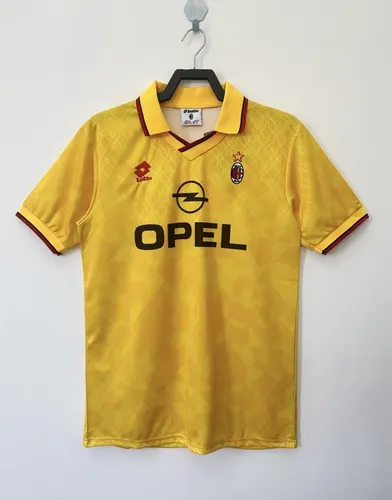 1995/1996 Rétro AC Milan Troisième Extérieur Maillot de Football Qualité Thaï