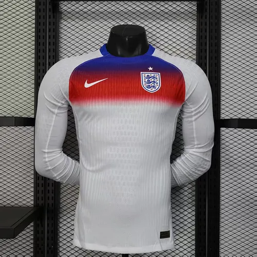 2025/2026 Long Sleeve Player Version England Home Football Jersey AAA fan-grade
