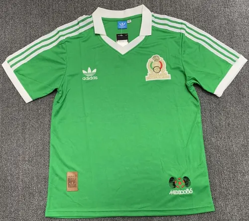 1986 Retro Mexico Home Soccer Jersey AAA fan-grade — view 1