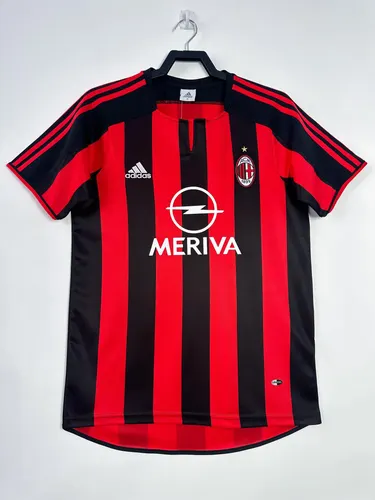 2003/2004 Rétro AC Milan Domicile Maillot de Football Qualité Thaï