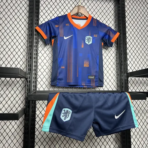 2024 Netherlands Away Football Shirt AAA fan-grade Kids Size