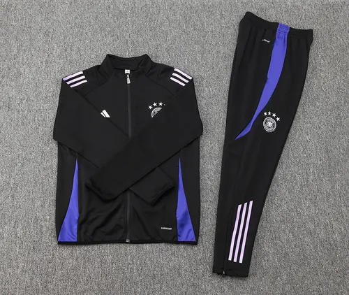 2024/2025 Germany Half-Pull Training Suit Black Jersey Set — view 7