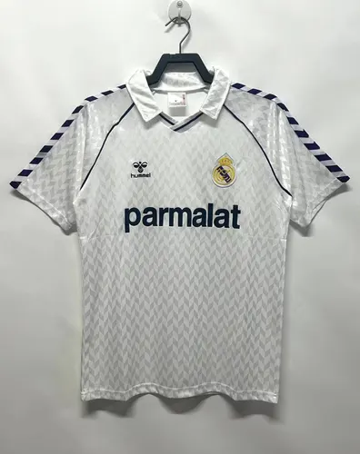1986/1987 Rétro Real Madrid Domicile Maillot de Football Qualité Thaï
