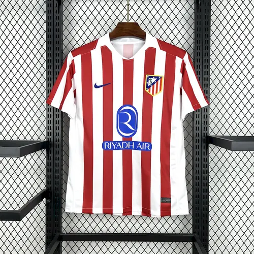 2025/2026 Atletico Madrid Home Football Jersey AAA fan-grade