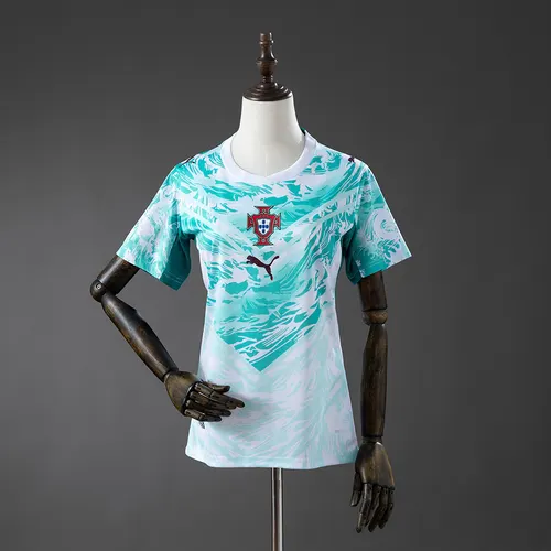Camisa Visitante Feminina da Seleção Nacional de Portugal 2026 AAA qualidade fã