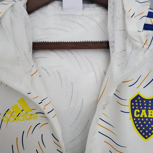 Windbreaker White Boca Juniors Jersey AAA fan-grade — view 7
