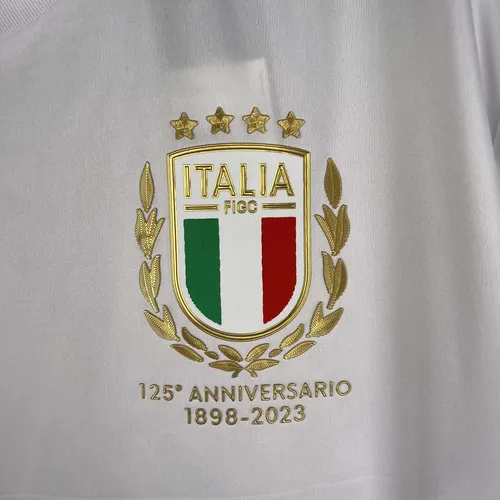 2023 Italy 125th Anniversary White Soccer Shirt — view 8