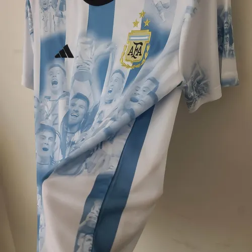 2022 Argentina Home Champion Commemorative Edition Jersey — view 7
