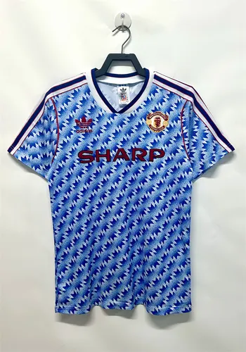 1990/1992 Retro Manchester United Away Football Shirt AAA fan-grade