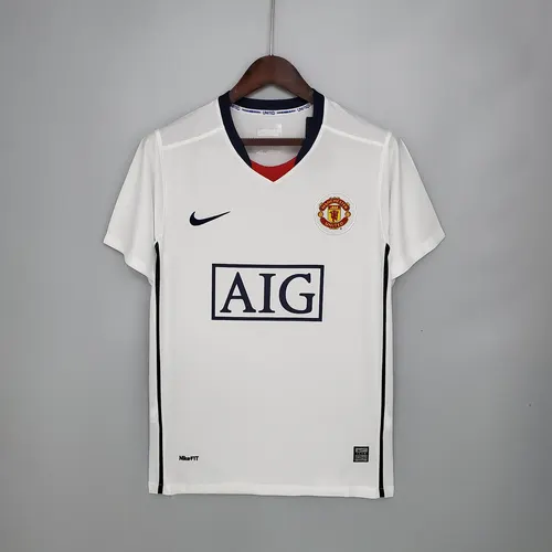 Camiseta de Fútbol Retro 2008/2009 Visitante Manchester United Calidad Tailandesa
