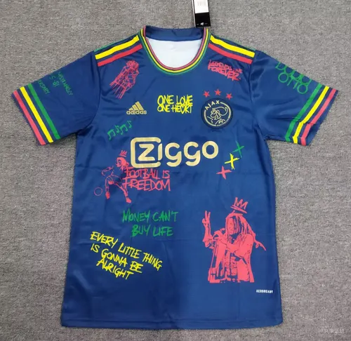 2025/2026 Ajax Doodle plate Royal blue Football Shirt AAA fan-grade