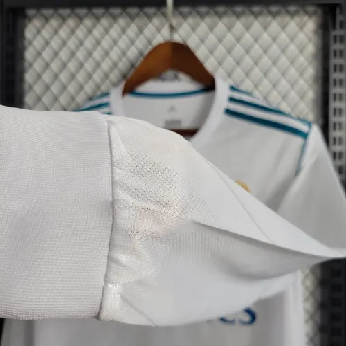 2017/2018 Retro Long Sleeve Real Madrid Home — view 7