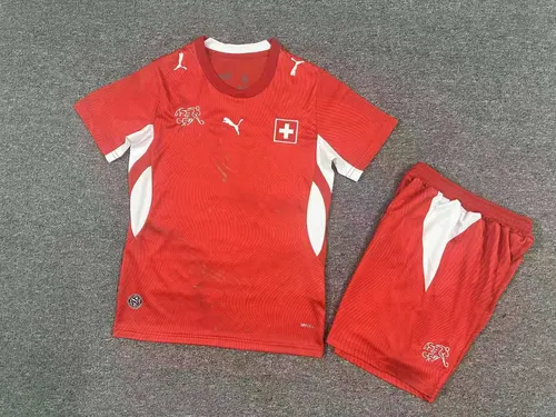 2026 スイス代表 ホーム サッカージャージ 1:1 タイ品質 キッズサイズ