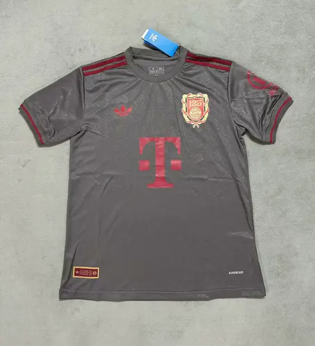 2025/2026 Bayern Munich 125e Anniversaire Édition Grise Maillot de Football Qualité Thaïlandaise