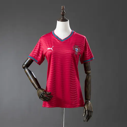 Camisa Feminina da Seleção Nacional de Portugal 2026 AAA qualidade fã