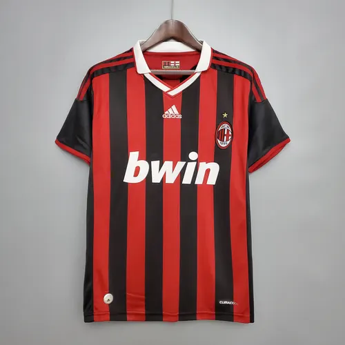 Camiseta de Fútbol Retro 2009/2010 AC Milan Local Calidad Tailandesa