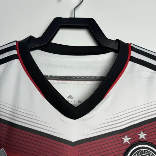 2014 Retro Soccer Jersey Germany Home — view 3