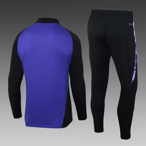 2024 Germany Half-Pull Training Suit Purple Jersey Set — view 2