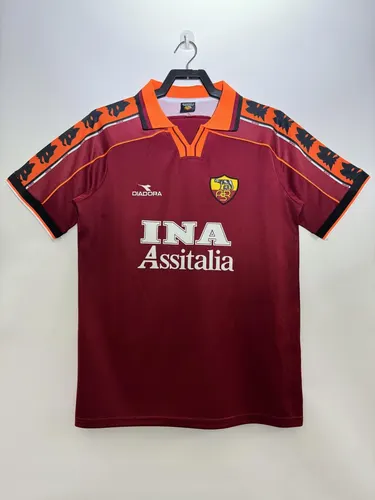 1998-1999 Retro Roma Home Soccer Jersey AAA fan-grade — view 1