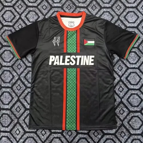 قميص كرة قدم فلسطين أسود 2025/2026 جودة تايلاندية — view 1