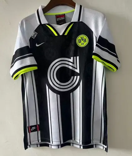 Camisa de Futebol Retro Dortmund Away 1995/1996 Qualidade Tailandesa