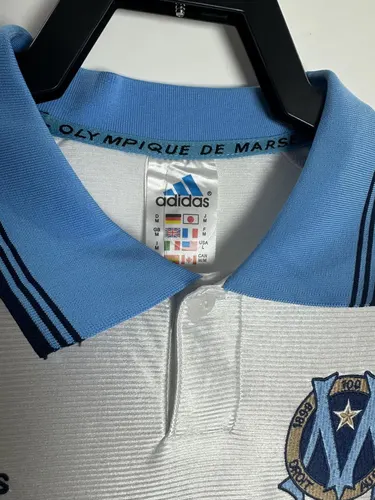 1998-1999 Retro Olympique de Marseille Home Football Jersey AAA fan-grade — view 3