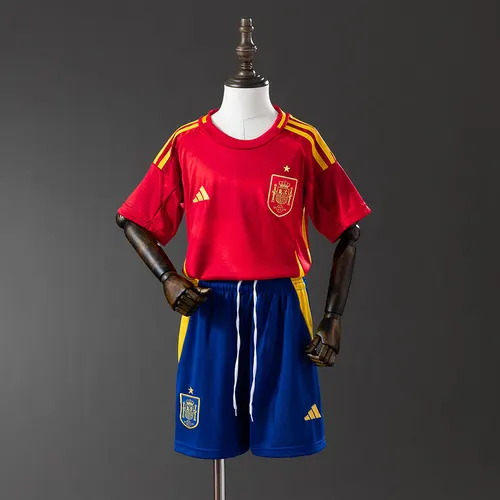 Camiseta de Fútbol 2024 España Local AAA calidad fan Talla Infantil
