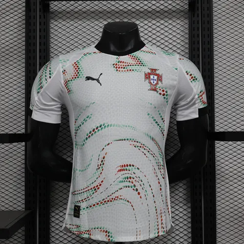 Camisa de Futebol Fora Versão Jogador Portugal 2025 AAA qualidade fã