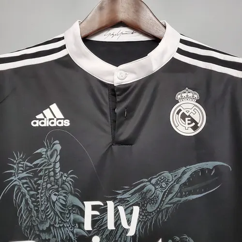 Retro Long Sleeve 2014/2015 Real Madrid Third Away — view 3