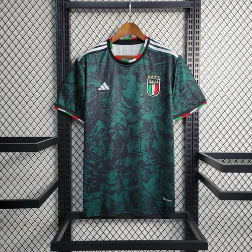 2023 Italy Special Edition Green Soccer Shirt — view 1