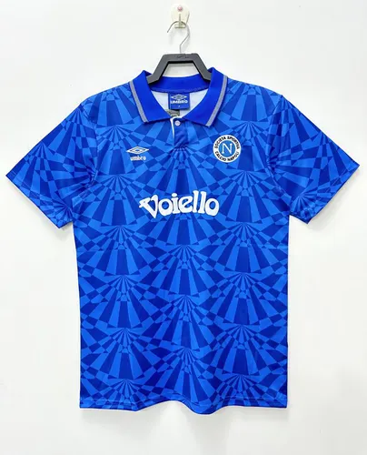 Maillot Domicile Rétro Napoli 1991-1993 Qualité Thaï