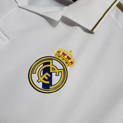 2011/2012 Retro Manga Larga Real Madrid Local — view 5