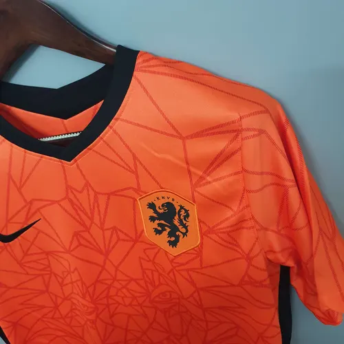 Soccer Shirt Netherlands 2020 Red Home — view 4