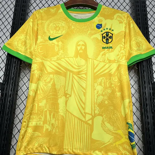 2024-2025 Brazil Special Edition Yellow Jersey AAA fan-grade — view 4