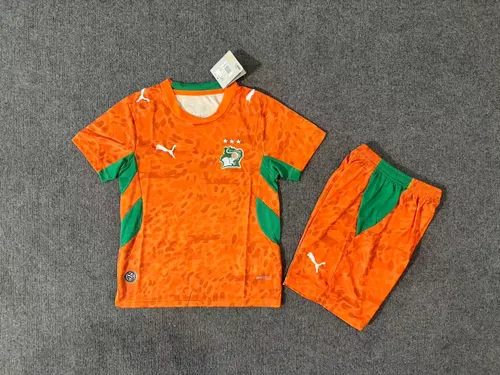 Maillot de football domicile équipe nationale de Côte d'Ivoire 2026 Qualité thaïlandaise 1:1 Taille enfant