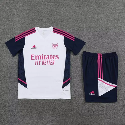 2022/2023 Arsenal Trainingskleidung Weiß Set Fußballtrikot