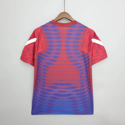 2021-2022 Barcelona Training Suit Red And Blue — view 2
