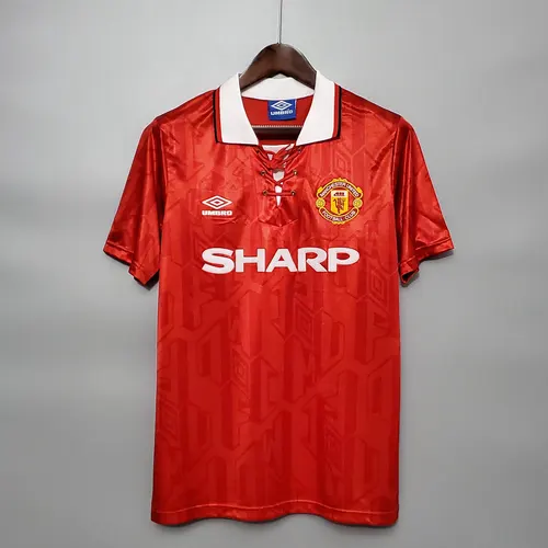 Camiseta de Fútbol Retro 1992/1994 Local Manchester United Calidad Tailandesa