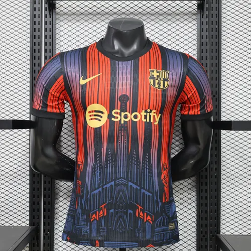2026/2027 Player Version Barcelona Special Edition Orange Purple Football Jersey 1:1 Thai Quality