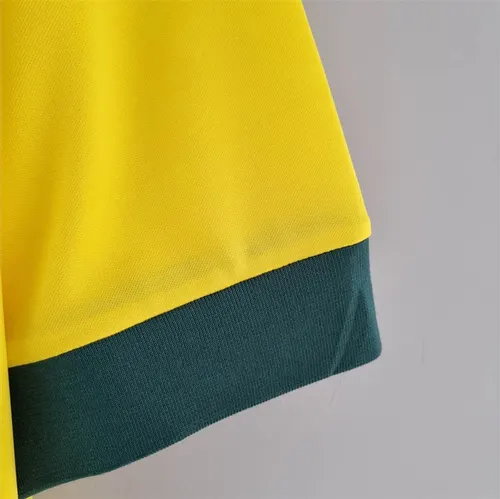 1970 Retro Brazil Home Soccer Jersey — view 7