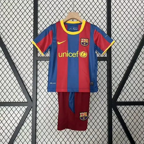 2010/2011 レトロ バルセロナ ホーム サッカーシャツ タイ品質 キッズサイズ
