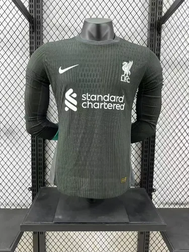2024/2025 Long Sleeve Liverpool Away Player Version Football Shirt AAA fan-grade
