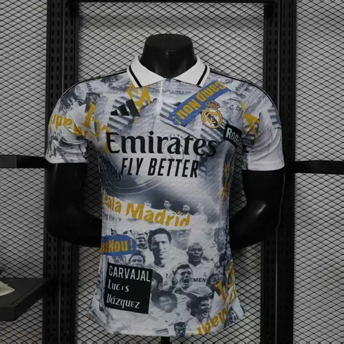 2025/2026 Player Version Real Madrid Champions League Highlights Football Jersey AAA fan-grade
